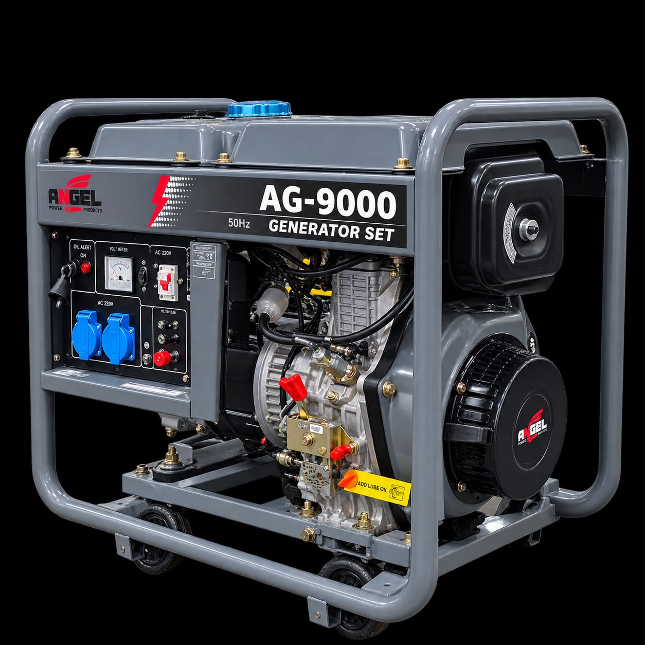 ANGEL AG-9000 (6.0KW) DIESEL GENERATOR (OPEN TYPE) 220V